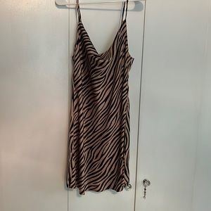 Animal print dress